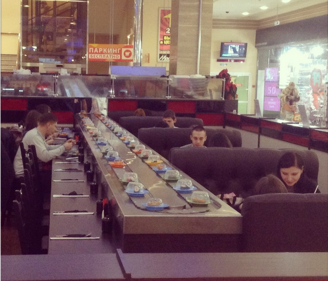 фотография оформления Рестораны Sushi Train на 1 зал мест Краснодара